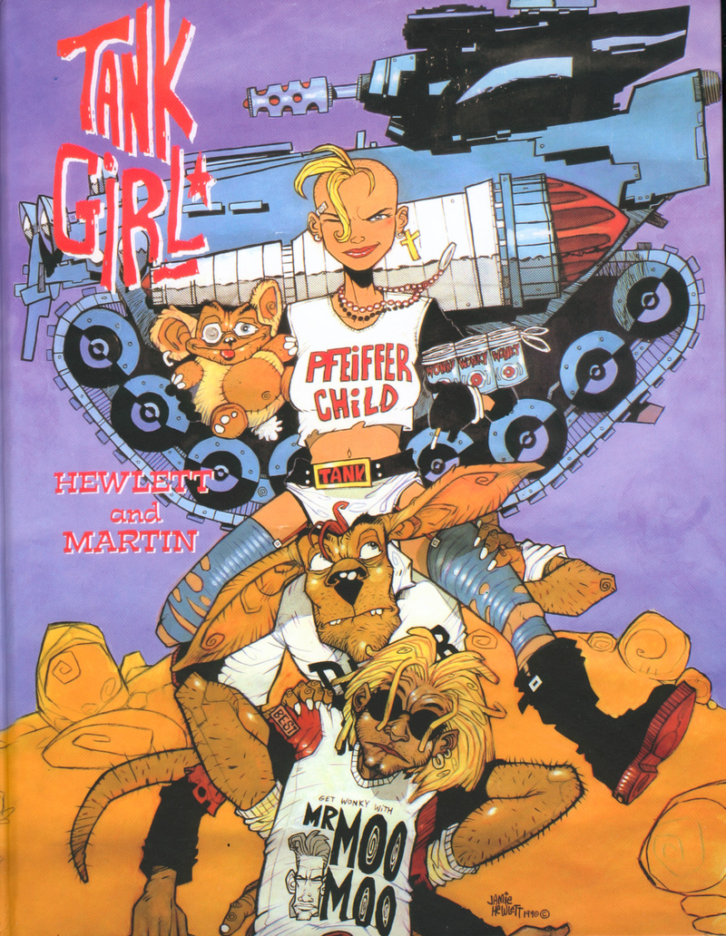 Illustration for article titled Tank Girl Wants To Dominate Your Coffee Table